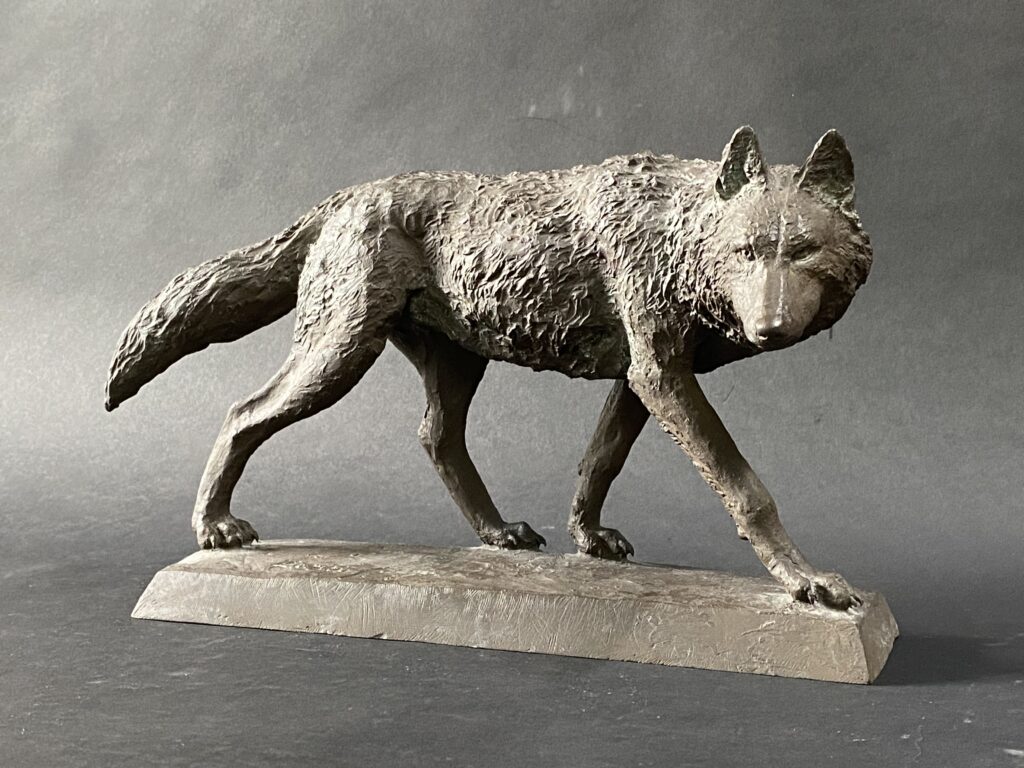 狼 | 坂井公明 彫刻スタジオ
